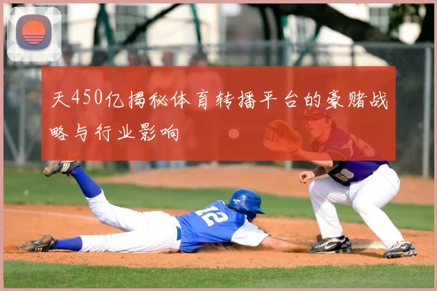 天450亿揭秘体育转播平台的豪赌战略与行业影响